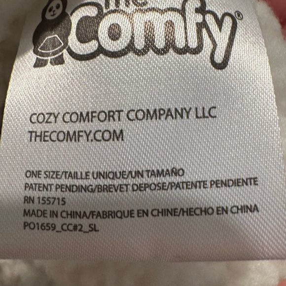 Comfy: The Original Wearable Blanket. Black. One size. - Picture 5 of 7